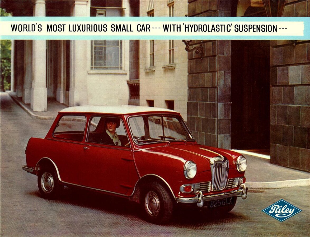 MINI RILEY bilbrochure, auto katalog, auto prospekt, automobile